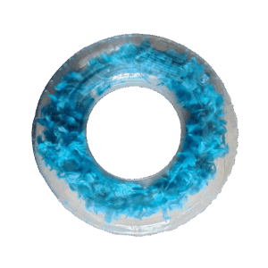Blue Feather Float